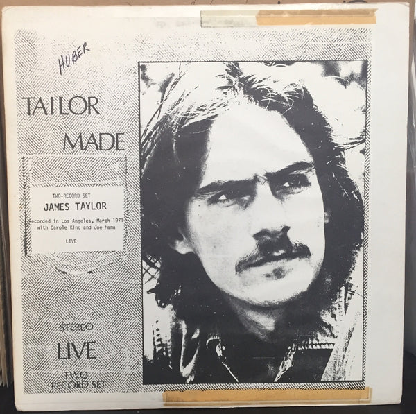 James Taylor With Carole King & Joe Mama - Tailor Made - Live At The Anaheim Convention Center 3-21-71 - VG+ 2 Lp Set 1971 Stereo USA - Shuga Records