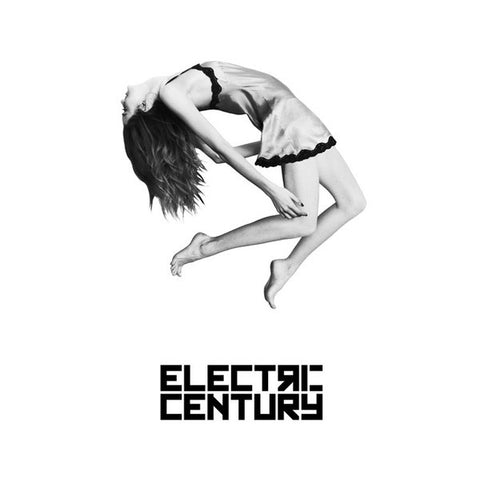 Electric Century ‎– For The Night To Control - Mint- LP Record 2016 Panic State USA White/Silver w/ Black Splatter Vinyl & Signed By Band - Alternative Rock / Synth-pop