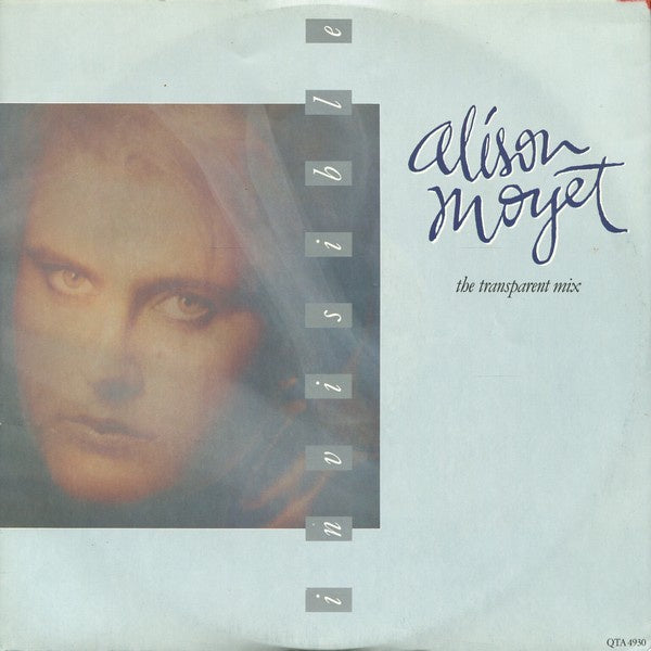 Alison Moyet ‎– Invisible (The Transparent Mix) - Mint- 12” Single Record 1984 CBS UK Import Vinyl - Synth-Pop