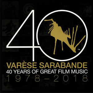 Various ‎– Varese Sarabande: 40 Years Of Great Film Music 1978-2018 - New 2 LP Record 2018 Varèse Sarabande Club Edition Vinyl - Soundtrack