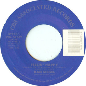 Dan Siegel ‎– Feelin' Happy / When It's Over MINT- 7" Single 45 rpm 1987 CBS Associated USA - Jazz