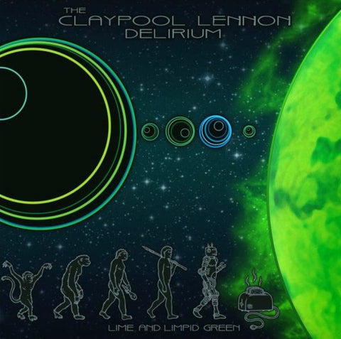 The Claypool Lennon Delirium - Lime and Limpid Green - New 10" Ep Record 2017 ATO USA Green Splatter Vinyl & Download - Psychedelic Rock