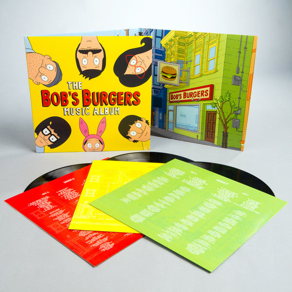 Bob’s Burgers ‎– The Bob’s Burgers Music Album - New 3 Lp Record 2017 USA Sub Pop Vinyl & Bonus 7" - Soundtrack - Shuga Records