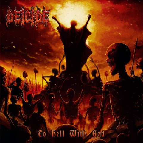 Deicide - To Hell With God - New Vinyl Record 2016 Think Fast 'Unofficial' RSD Black Friday Gatefold Fire-Orange w/ Black Splatter Vinyl, LTD to 1000! - Death Metal / Hail Satan