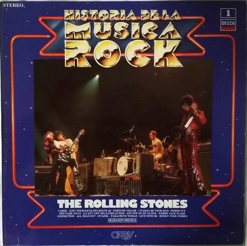 The Rolling Stones ‎– Historia De La Musica Rock - Mint- LP Record 1981 Decca Spain Import Vinyl - Rock & Roll