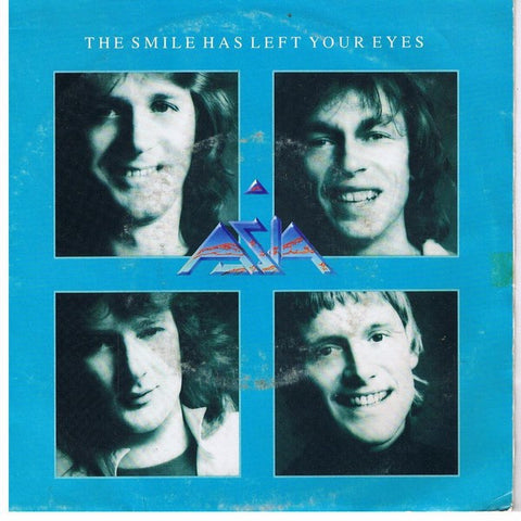 Asia ‎– The Smile Has Left Your Eyes / Lying To Yourself - VG+ 45rpm 1983 USA - Rock