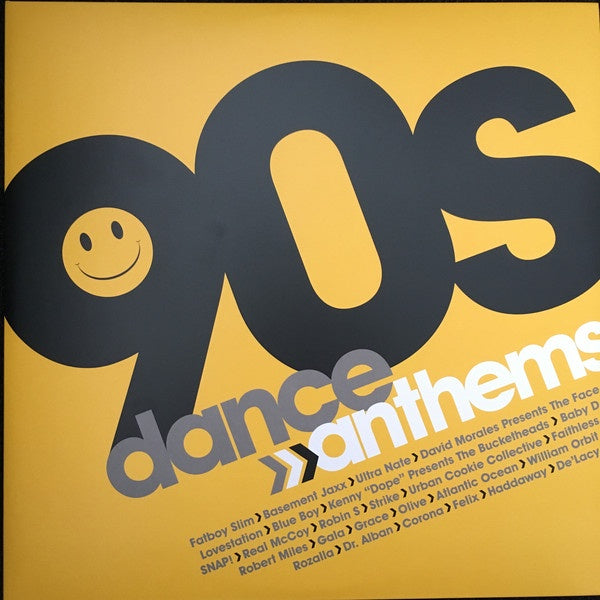 Various ‎– 90s Dance Anthems - New 2 LP Record 2019 Demon UK Import Vinyl - Electronic / Eurodance / Trance / Euro House - Shuga Records