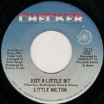 Little Milton ‎– Just A Little Bit / Spring VG  7" Single 45RPM 1969 Checker USA - R&B / Soul