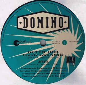 Domino - Getto Jam - VG+ 12" Single 1993 Outburst Records USA - Hip Hop