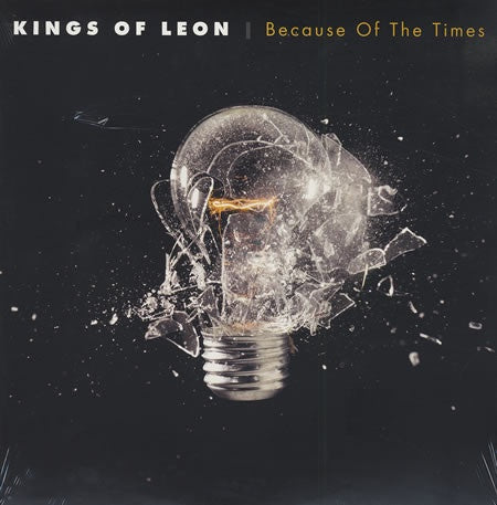 Kings Of Leon ‎– Because Of The Times - VG+ Lp Record 2007 Control Group USA Red Vinyl - Indie Rock