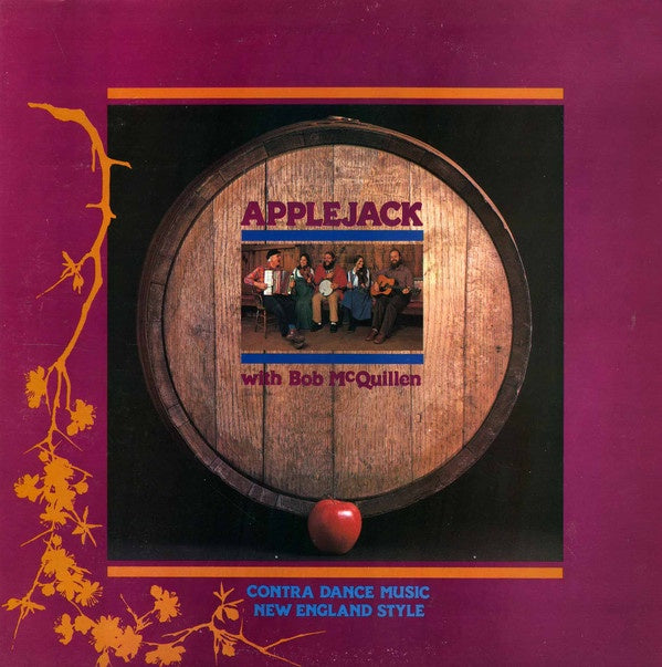Applejack with Bob McQuillen ‎– Contra Dance Music New England Style - VG+ Lp Record 1980 USA Original Vinyl - Folk - Shuga Records