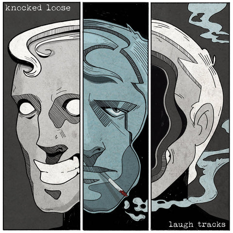 Knocked Loose ‎– Laugh Tracks (2016) - New LP Record 2023 Silver/Black Tri-stripe Vinyl - Hardcore / Metalcore