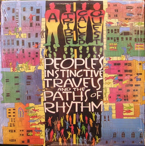 A Tribe Called Quest ‎– People's Instinctive Travels And The Paths Of Rhythm (1990) - VG+ 2 Lp Record 1996 Jive USA Vinyl - Hip Hop