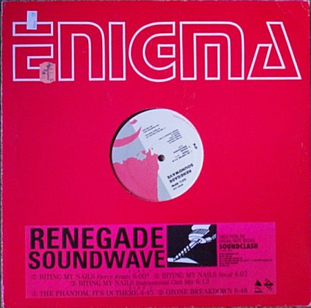 Renegade Soundwave ‎– Biting My Nails - Mint- 12" Single Promo 1989 USA - Techno