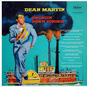 Dean Martin ‎– Swingin' Down Yonder - VG+ LP Record 1955 Capitol USA Mono Original Vinyl - Jazz / Dixieland / Vocal
