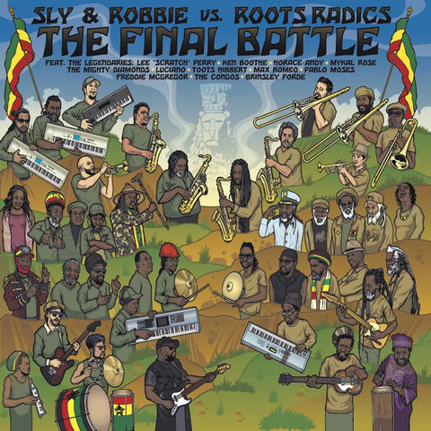 Sly & Robbie Vs Roots Radics ‎– The Final Battle - New LP Record Store Day 2021 Controlled Substance RSD Green Vinyl - Roots Reggae