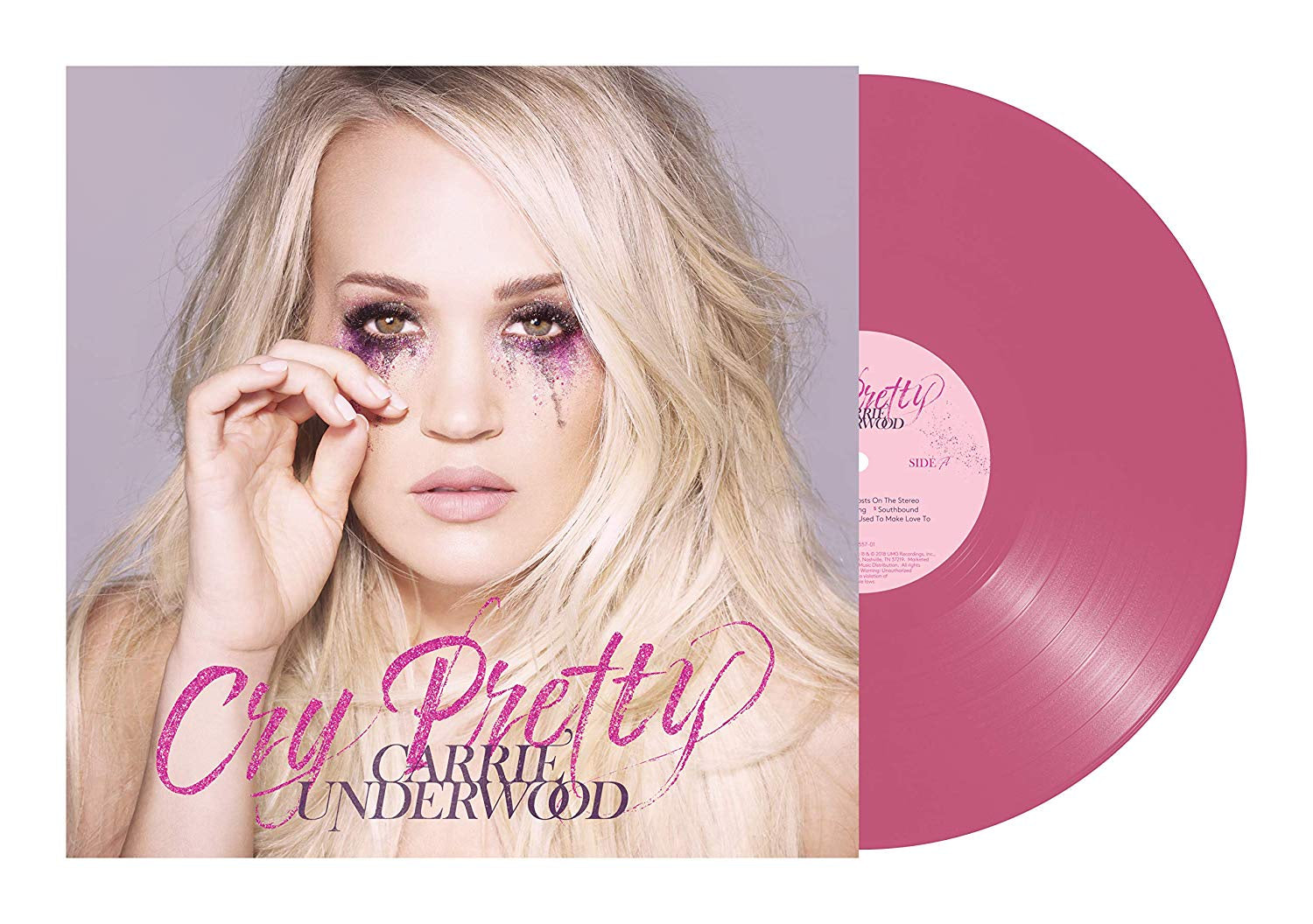 Carrie Underwood - Cry Pretty - New Vinyl Lp 2018 Capitol Limited Edition Pink Vinyl with Gatefold Jacket - Country / Game On