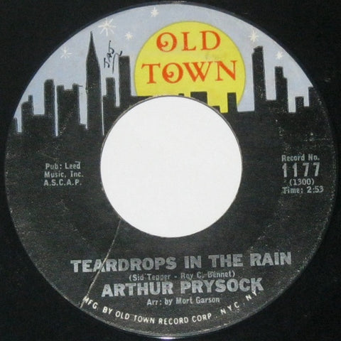 Arthur Prysock ‎– Teardrops In The Rain / I'm Crossing Over - VG  7" Single 45rpm Old Town Records - Soul / R&B