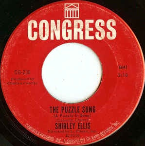 Shirley Ellis - The Puzzle Song / I See It, I Like It, I Want It - VG+ 7" Single 45RPM 1965 Congress USA - Funk / Soul / R&B