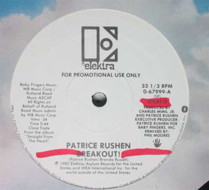 Patrice Rushen - Breakout! VG+ - 12" Single 1982 Elektra USA - Disco