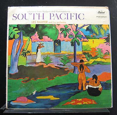 Les Baxter And His Orchestra ‎– South Pacific - VG+ Lp Record 1958 Capitol USA Mono Promo Label Vinyl - Jazz / Exotica / Space Age