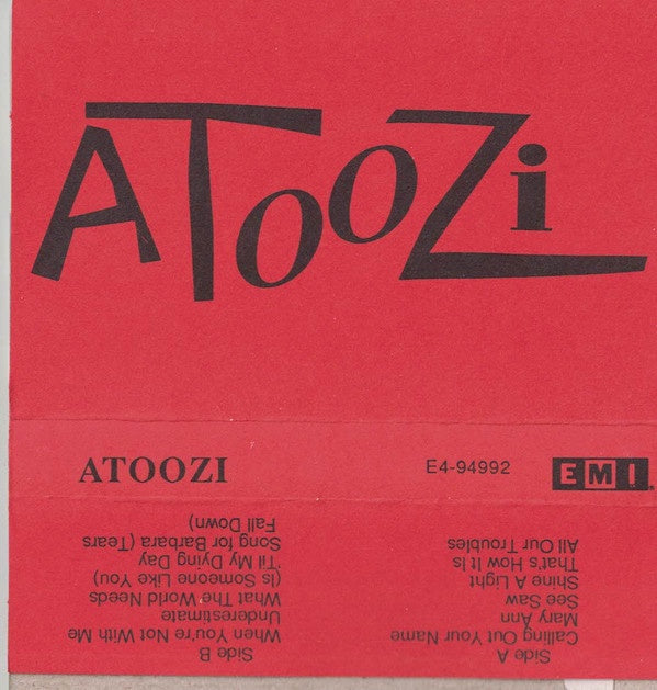 Atoozi ‎– Atoozi - Used Cassette Tape EMI 1990 USA - Electronic / House