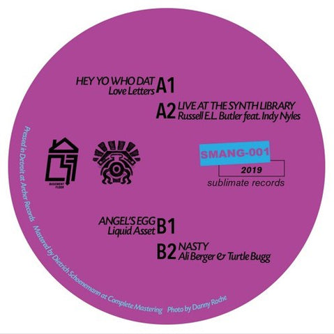 Various ‎– SMANG-001 - New 12" Single 2020 Sublimate USA Vinyl - House / Electro / Leftfield