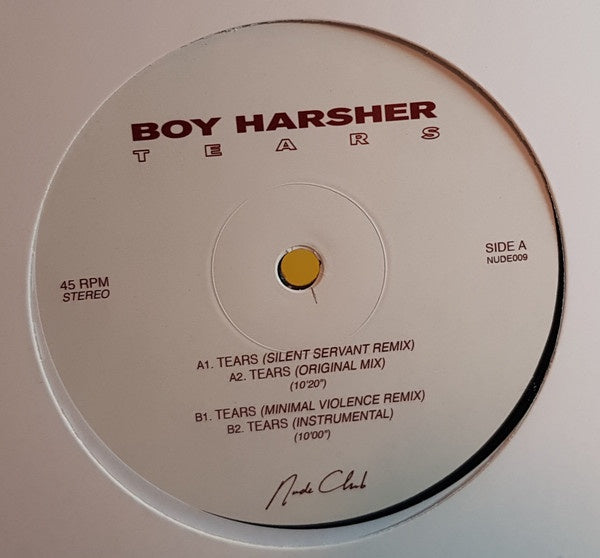 Boy Harsher - Tears - New 12" Single 2019 Vinyl Record - Synth-pop / Industrial / Techno