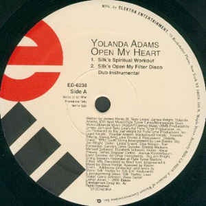 Yolanda Adams ‎– Open My Heart - VG+ 12" Single Promo 2000 Elektra USA - House