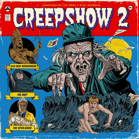 Les Reed And Rick Wakeman – Creepshow 2 (1987) New 2 LP Record 2017 Waxwork USA 180 gram Brown & Teal Swirl Vinyl - Soundtrack