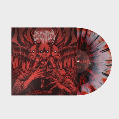 Bonecarver – Carnage Funeral - New LP Record 2023 Unique Leader Canada Red & Black Splatter Fade 180 gram Vinyl - Black Metal / Death Metal / Deathcore