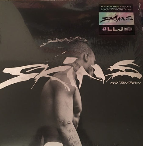 Xxxtentacion ‎– Skins - New LP Record - New LP Record 2019 Bad Vibes Forever Canada Import Translucent Blue w/Black Splatter Vinyl, Booklet & Download - Hip Hop / Alternative Rock