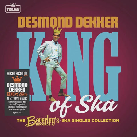 RSD 2021 Drop 1 - Desmond Dekker - King of Ska: The Early Singles Collection, 1963-1966 [10 x 7" Vinyl Box Set]