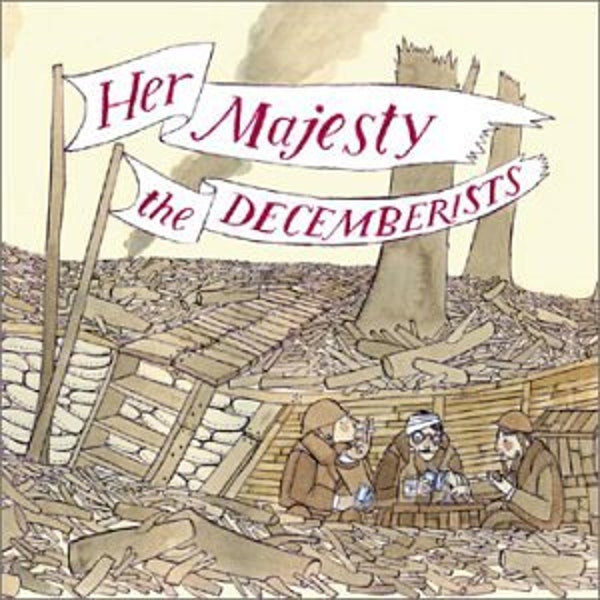 The Decemberists - Her Majesty (2003) - Mint- LP Record 2020 Kill Stars Jealous Butcher Blue Vinyl & Poster - Indie Rock / Folk Rock - Shuga Records