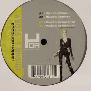 Hidden Variable - Misha's Story - New 12" Single Record 2004 USA High Octane Vinyl - Chicago Techno / EBM - Shuga Records