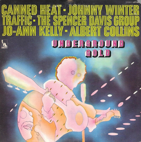 Various ‎– Underground Gold VG+ Lp Record 1969 USA Original Vinyl - Psychedelic Rock / Blues Rock / Blues - Shuga Records