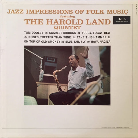 The Harold Land Quintet ‎- Jazz Impressions Of Folk Music - VG+ Mono 1963 USA - Jazz