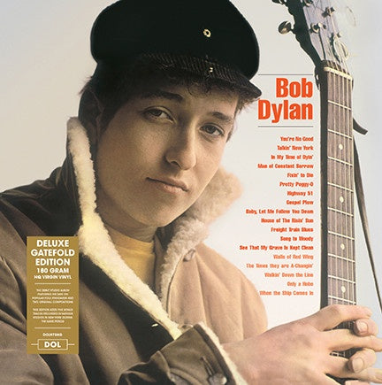Bob Dylan ‎– Bob Dylan  - New Vinyl Lp 2013 DOL 180gram EU Reissue with Gatefold Jacket and 5 Bonus Tracks - Folk Rock