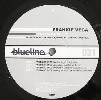 Frankie Vega ‎– Video Bounce EP - New 12" Single Record 2008 Blueline Music USA Vinyl - Chicago Techno / Acid / Tech House