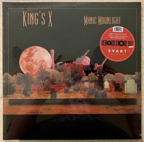King's X ‎– Manic Moonlight (2001) - New LP Record Store 2021 Svart RSD Neon Orange Vinyl - Hard Rock