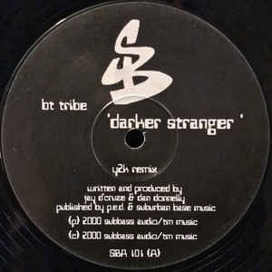 Boogie Times Tribe ‎– Darker Stranger - Mint 12" Single Record - 2001 UK Suburban Base Vinyl - Drum n Bass / Jungle - Shuga Records