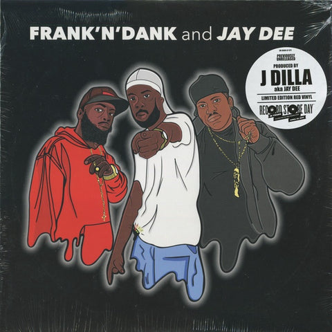 Frank N Dank & Jay Dee (J Dilla) - The Jay Dee Tapes - New Vinyl Record 2017 Delicious Record Store Day Exclusice on Red Vinyl, Limited to 1500 - Hip Hop / Beats