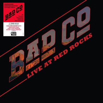 Bad Company - Live At Red Rocks - New 2 LP Record Store Day Black Friday 2019 BMG USA RSD Exclusive Release Red Vinyl - Rock