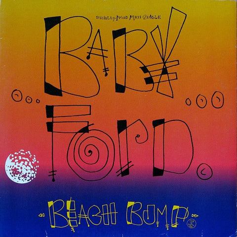 Baby Ford - Beach Bump - Mint- 12" Single 1990 Sire Promo USA - House