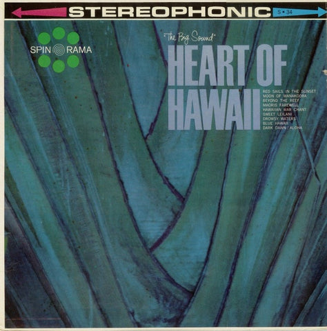 The Big Sound ‎– Heart Of Hawaii - VG Lp Record USA Original Vinyl - World