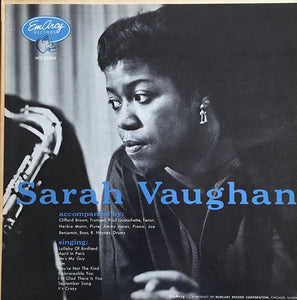 Sarah Vaughan ‎– Sarah Vaughan - VG+ LP Record 1954 EmArcy USA 