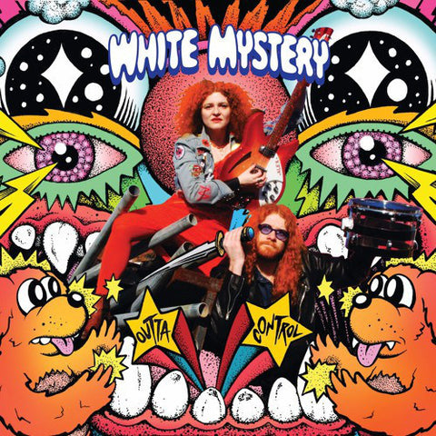 White Mystery - Outta Control - New Cassette 2016 Burger Records White Tape - Chicago, IL Garage / Punk