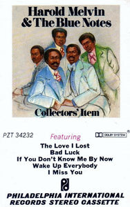 Harold Melvin & The Blue Notes - Collectors' Item - VG+ 1976 USA Cassette Tape - Soul