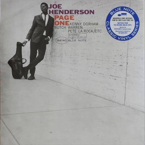 Joe Henderson ‎– Page One (1963) - New LP Record 2021 Blue Note 180 gram Vinyl - Jazz