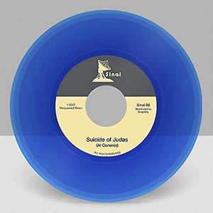 Al Cisneros – Suicide of Judas / Akeldama - New 7" Single Record 2023 Sinai Blue Transparent Vinyl - Reggae / Dub